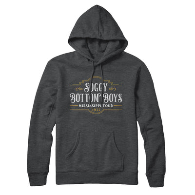 Soggy Bottom Boys Hoodie Charcoal Heather | Funny Shirt from Famous In Real Life