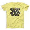 Anxiety Is Chronic But The Ass Is Iconic Men/Unisex T-Shirt Cornsilk | Funny Shirt from Famous In Real Life