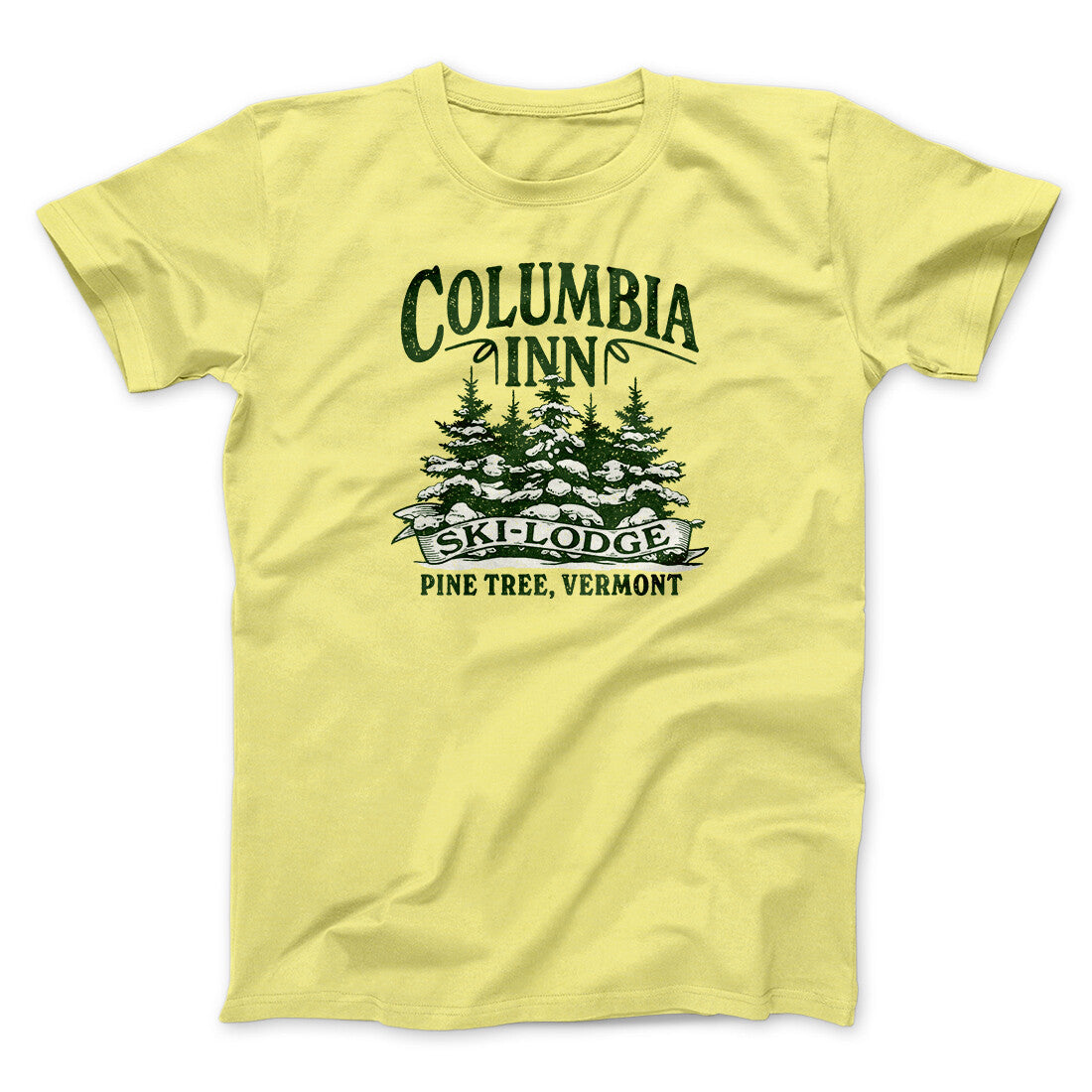 Columbia Inn Men/Unisex T-Shirt Cornsilk | Funny Shirt from Famous In Real Life