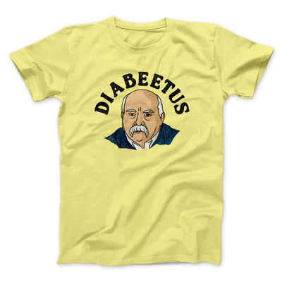 Diabeetus Men/Unisex T-Shirt Cornsilk | Funny Shirt from Famous In Real Life