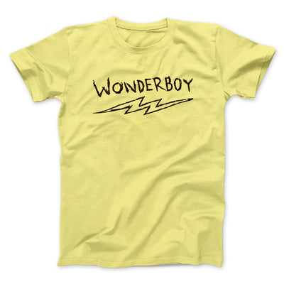 Wonderboy Men/Unisex T-Shirt Cornsilk | Funny Shirt from Famous In Real Life
