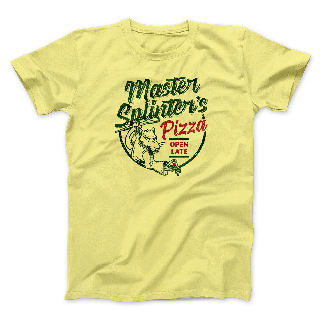 Master Splinters Pizza Funny Movie Men/Unisex T-Shirt | Funny Shirt from Famous In Real Life