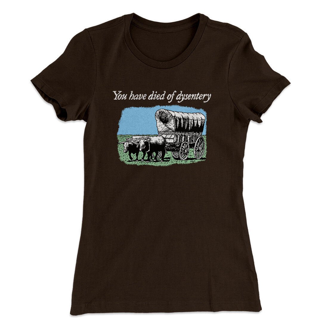 You Have Died Of Dysentery Women's T-Shirt | Funny Shirt from Famous In Real Life