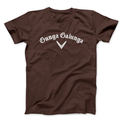 Gunga Galunga Men/Unisex T-Shirt Dark Chocolate | Funny Shirt from Famous In Real Life