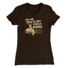 Actually This Is My First Rodeo Funny Women's T-Shirt Dark Chocolate | Funny Shirt from Famous In Real Life