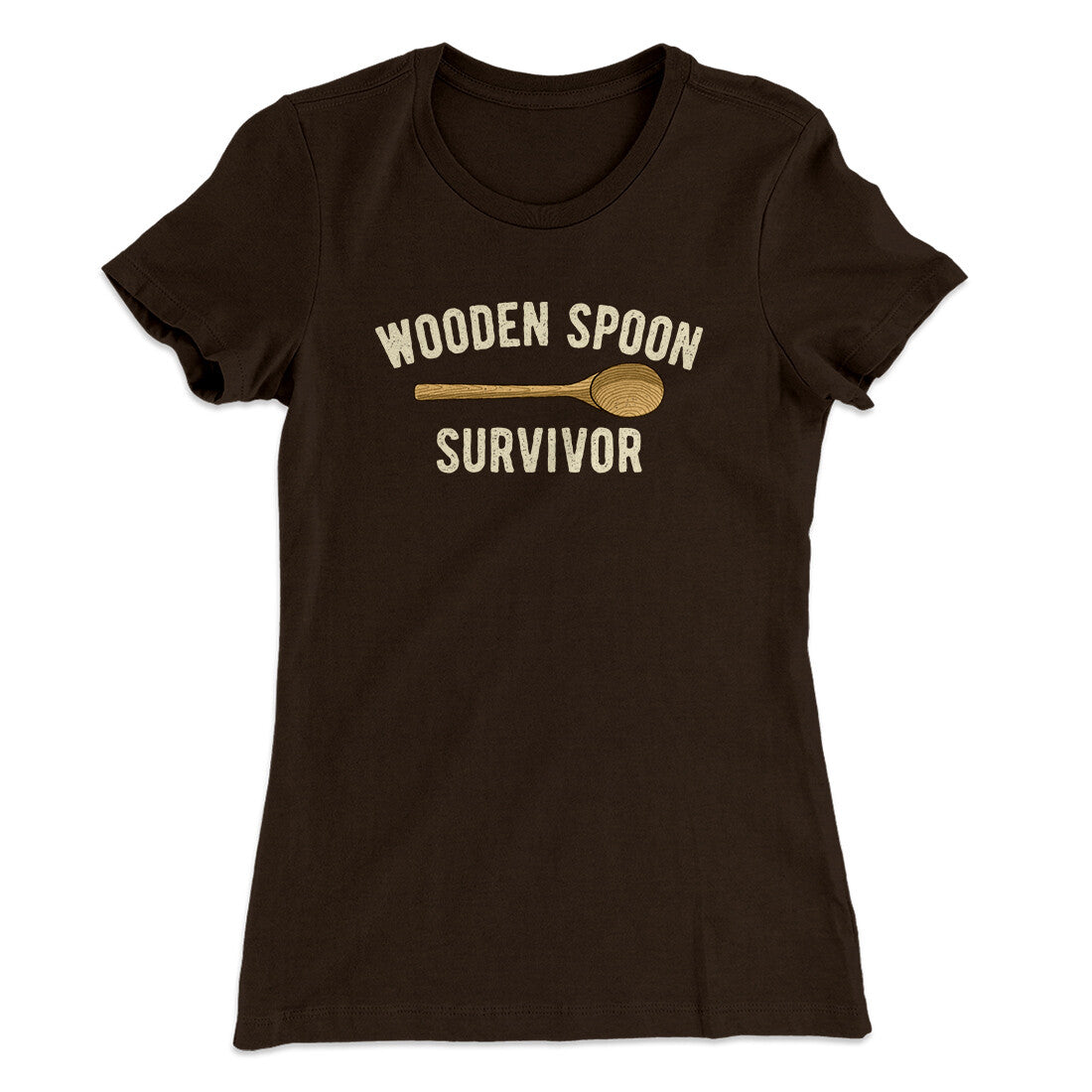 Wooden Spoon Survivor Women's T-Shirt | Funny Shirt from Famous In Real Life