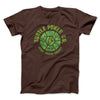 Turtle Power Co. Men/Unisex T-Shirt Dark Chocolate | Funny Shirt from Famous In Real Life