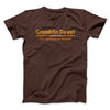 Cramblin Duvet Advertising Men/Unisex T-Shirt Dark Chocolate | Funny Shirt from Famous In Real Life