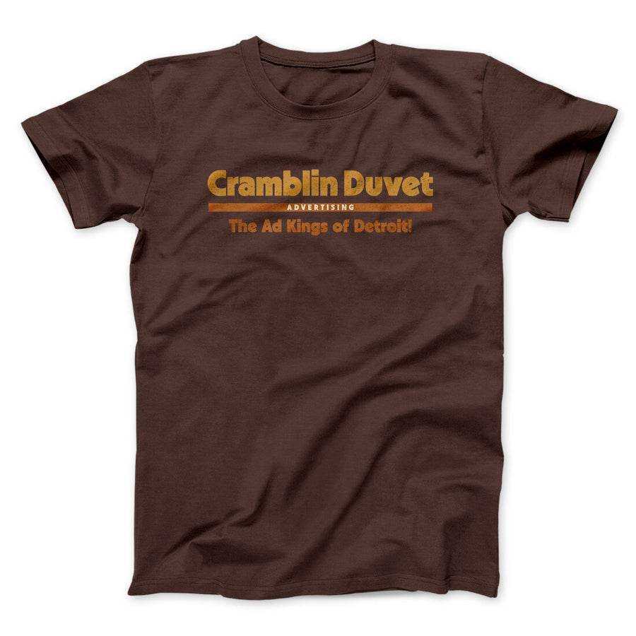 Cramblin Duvet Advertising Men/Unisex T-Shirt | Funny Shirt from Famous In Real Life