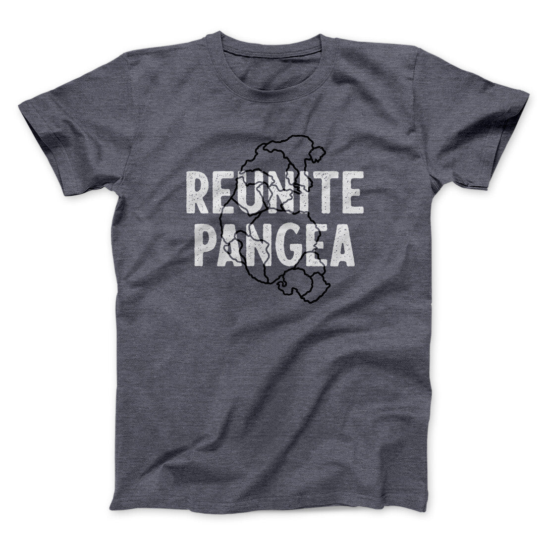 Reunite Pangea Men/Unisex T-Shirt Dark Heather | Funny Shirt from Famous In Real Life