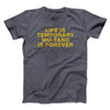 Life Is Temporary Wu-Tang Is Forever Men/Unisex T-Shirt Dark Heather | Funny Shirt from Famous In Real Life