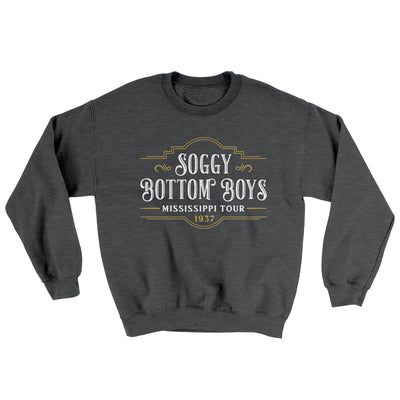 Soggy Bottom Boys Ugly Sweater Dark Heather | Funny Shirt from Famous In Real Life