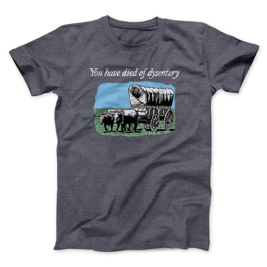 You Have Died Of Dysentery Men/Unisex T-Shirt | Funny Shirt from Famous In Real Life