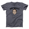 John Travolta Funny Movie Men/Unisex T-Shirt Dark Heather | Funny Shirt from Famous In Real Life