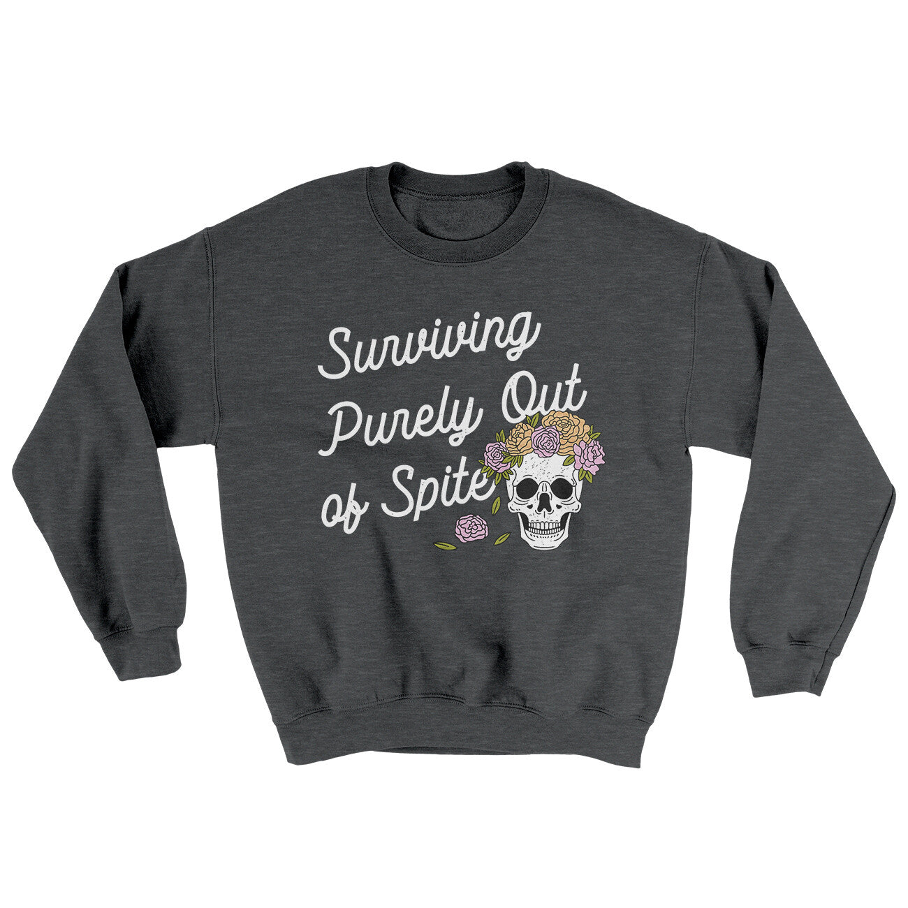 Surviving Purely On Spite Ugly Sweater | Funny Shirt from Famous In Real Life