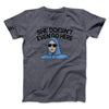 She Doesnt Even Go Here Men/Unisex T-Shirt Dark Heather | Funny Shirt from Famous In Real Life