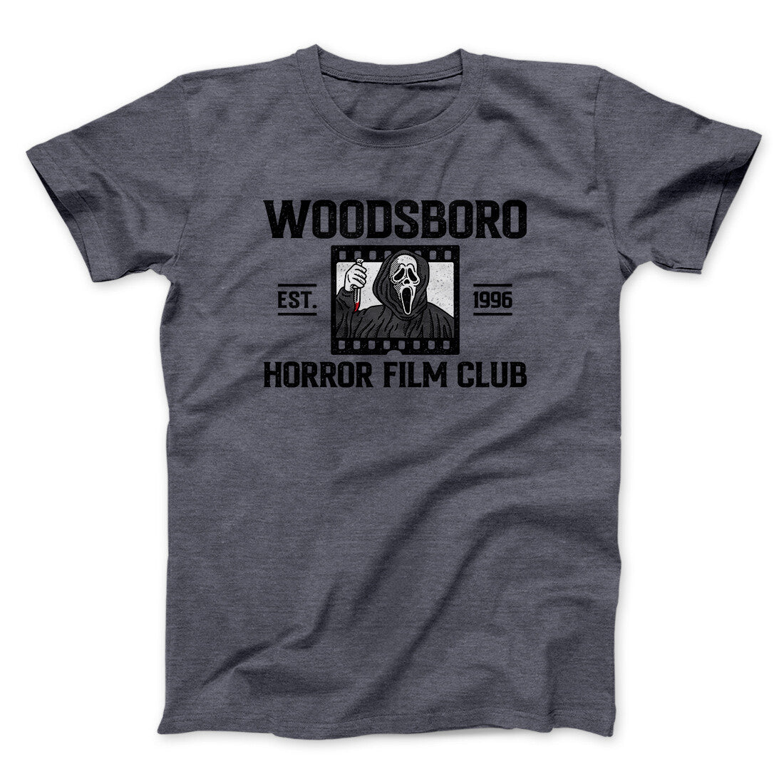 Woodsboro Horror Film Club Funny Movie Men/Unisex T-Shirt | Funny Shirt from Famous In Real Life