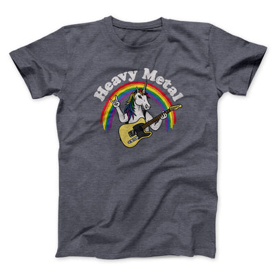 Heavy Metal Men/Unisex T-Shirt Dark Heather | Funny Shirt from Famous In Real Life
