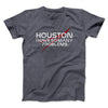 Houston I Have So Many Problems Funny Men/Unisex T-Shirt Dark Heather | Funny Shirt from Famous In Real Life