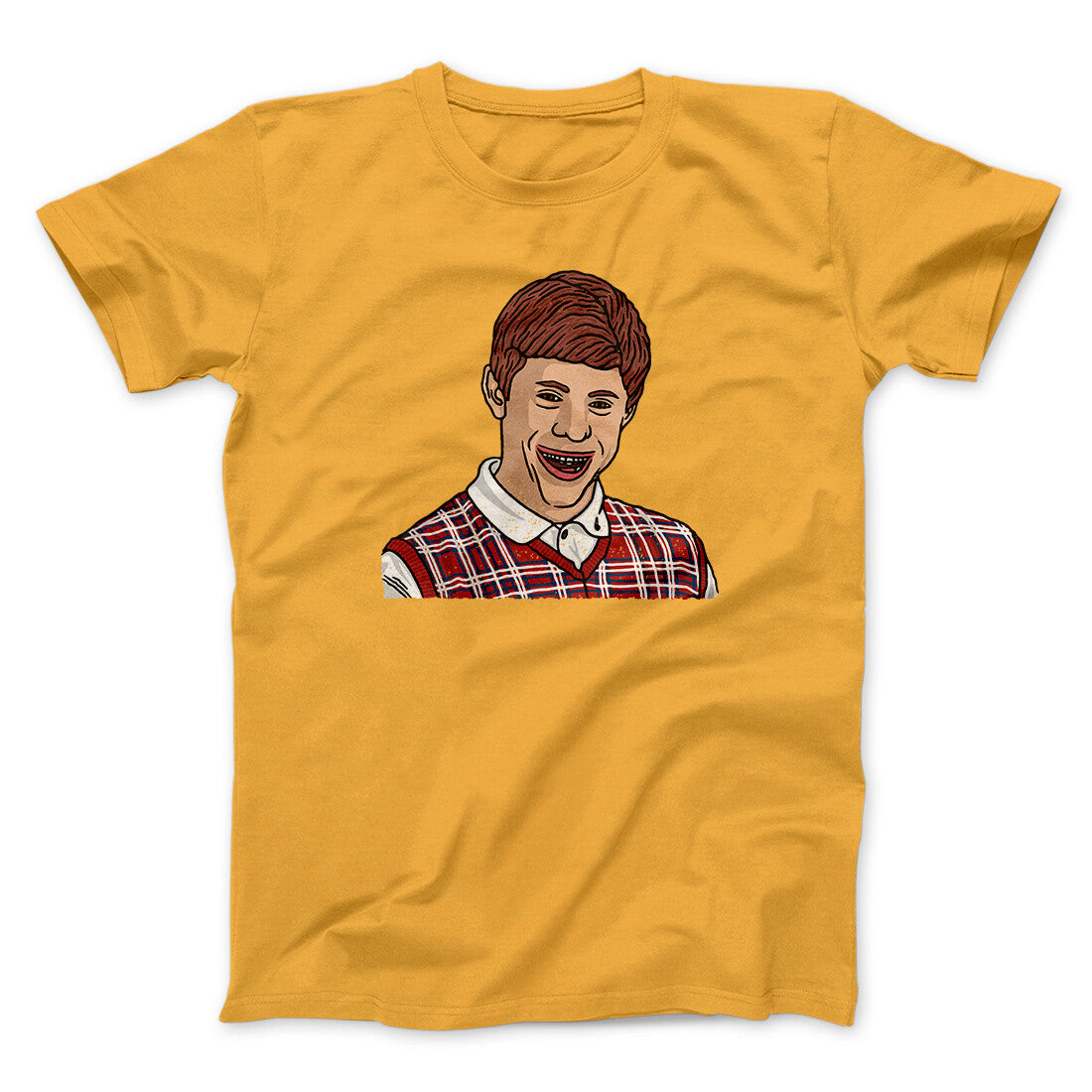 Bad Luck Brian Meme Funny Men/Unisex T-Shirt | Funny Shirt from Famous In Real Life