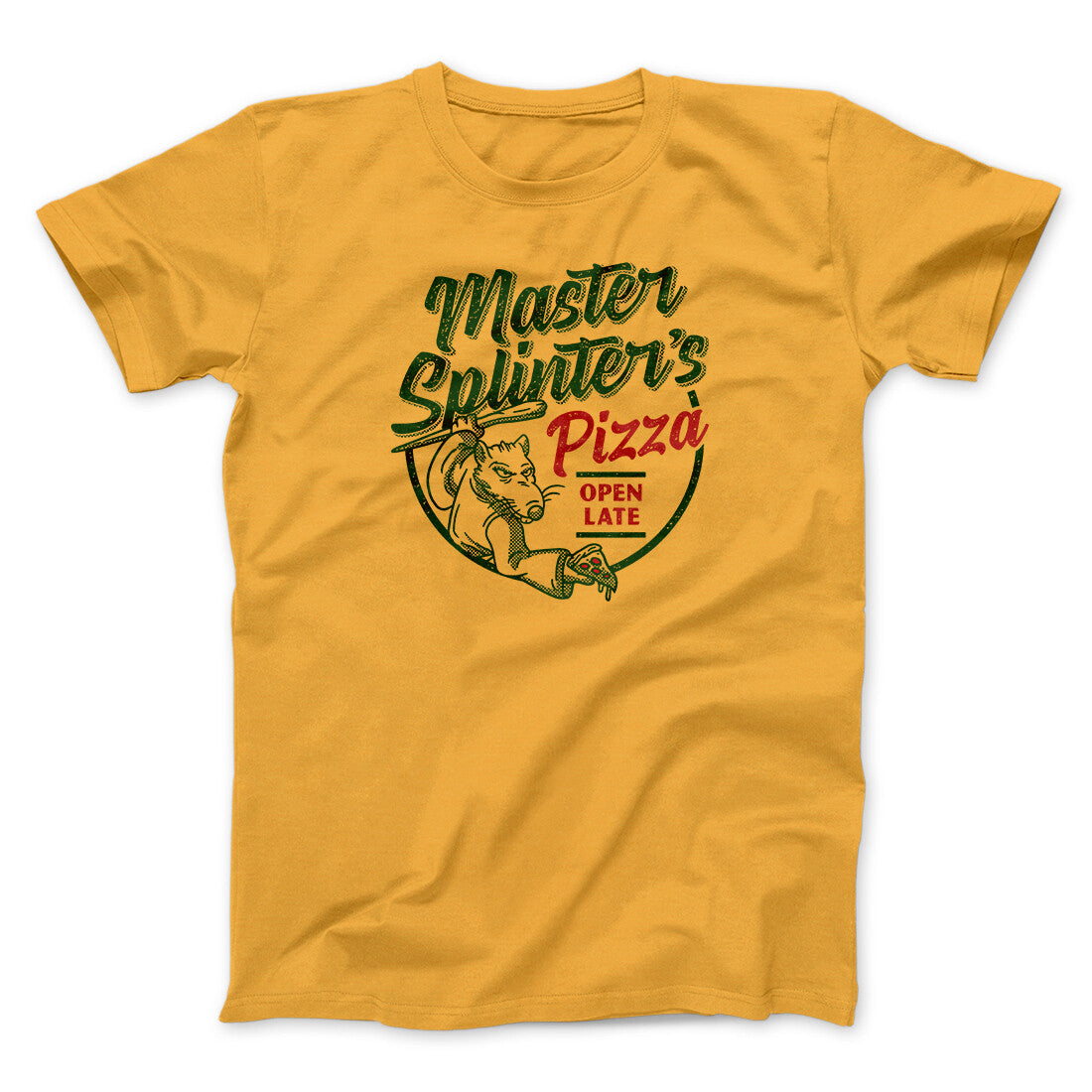 Master Splinters Pizza Funny Movie Men/Unisex T-Shirt | Funny Shirt from Famous In Real Life
