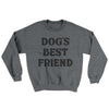 Dog’s Best Friend Ugly Sweater Graphite Heather | Funny Shirt from Famous In Real Life