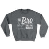 The Bro Aka Manzier Ugly Sweater Graphite Heather | Funny Shirt from Famous In Real Life