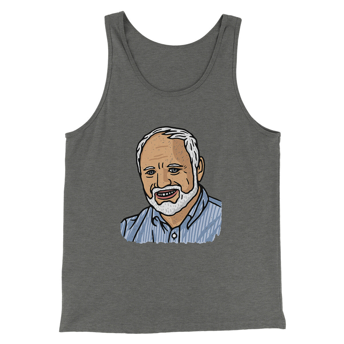 Hide The Pain Harold Funny Men/Unisex Tank Top | Funny Shirt from Famous In Real Life