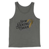 Stop Looking At Me Swan Men/Unisex Tank Top Grey TriBlend | Funny Shirt from Famous In Real Life