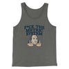 F*Ck The Metric System Men/Unisex Tank Top Grey TriBlend | Funny Shirt from Famous In Real Life