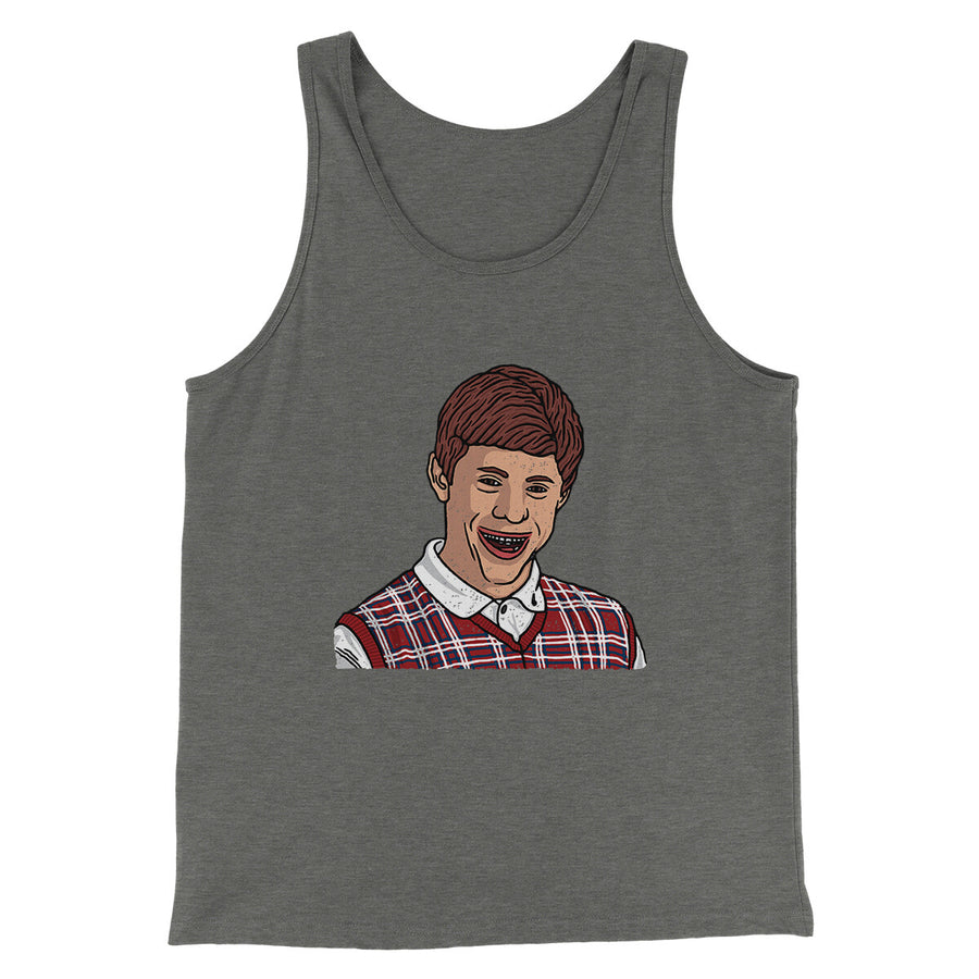 Bad Luck Brian Meme Funny Men/Unisex Tank Top | Funny Shirt from Famous In Real Life