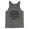 Negative Ghostrider The Pattern Is Full Men/Unisex Tank Top Grey TriBlend | Funny Shirt from Famous In Real Life