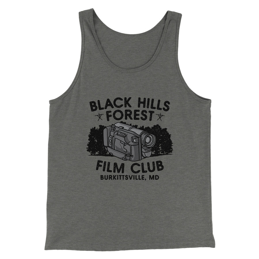Black Hills Forest Film Club Funny Movie Men/Unisex Tank Top Grey TriBlend | Funny Shirt from Famous In Real Life