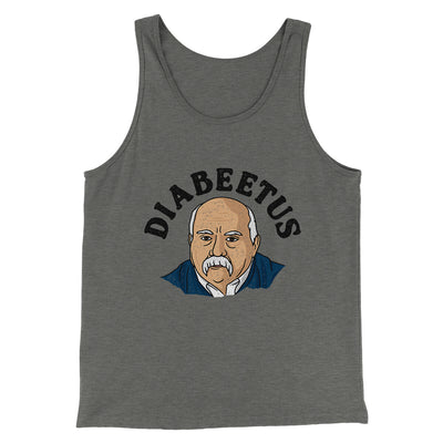 Diabeetus Men/Unisex Tank Top Grey TriBlend | Funny Shirt from Famous In Real Life