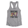 Rooting For You Women's Racerback Tank Heather Grey | Funny Shirt from Famous In Real Life