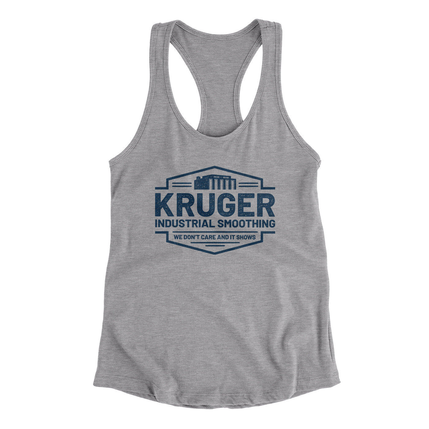 Kruger Industrial Smoothing Women's Racerback Tank | Funny Shirt from Famous In Real Life