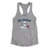 Ben Drankin Women's Racerback Tank Heather Grey | Funny Shirt from Famous In Real Life