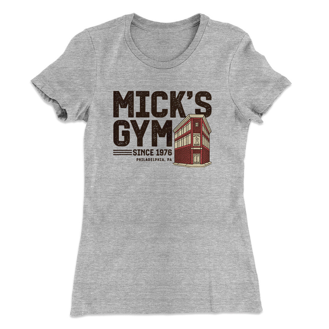 Mick's Gym Women's T-Shirt | Funny Shirt from Famous In Real Life