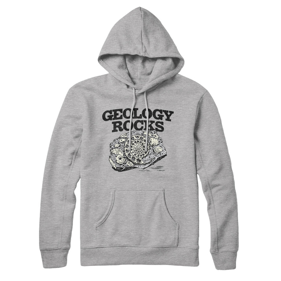 Geology Rocks Hoodie Heather Grey | Funny Shirt from Famous In Real Life