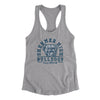 Shermer High Bulldogs Women's Racerback Tank Heather Grey | Funny Shirt from Famous In Real Life