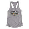 Just One More Plant Women's Racerback Tank Heather Grey | Funny Shirt from Famous In Real Life
