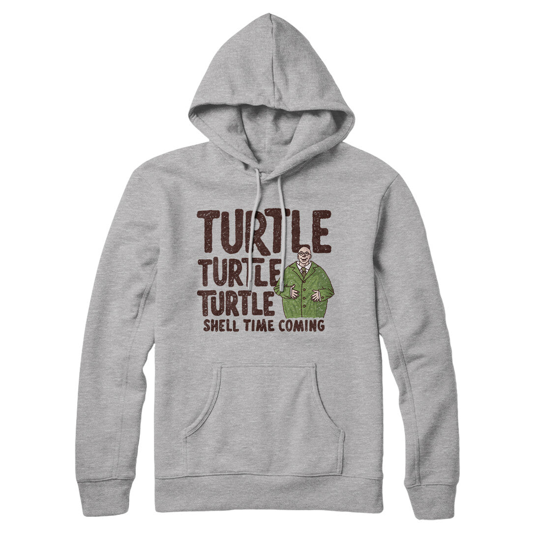 Turtle Turtle Turtle Hoodie Heather Grey | Funny Shirt from Famous In Real Life