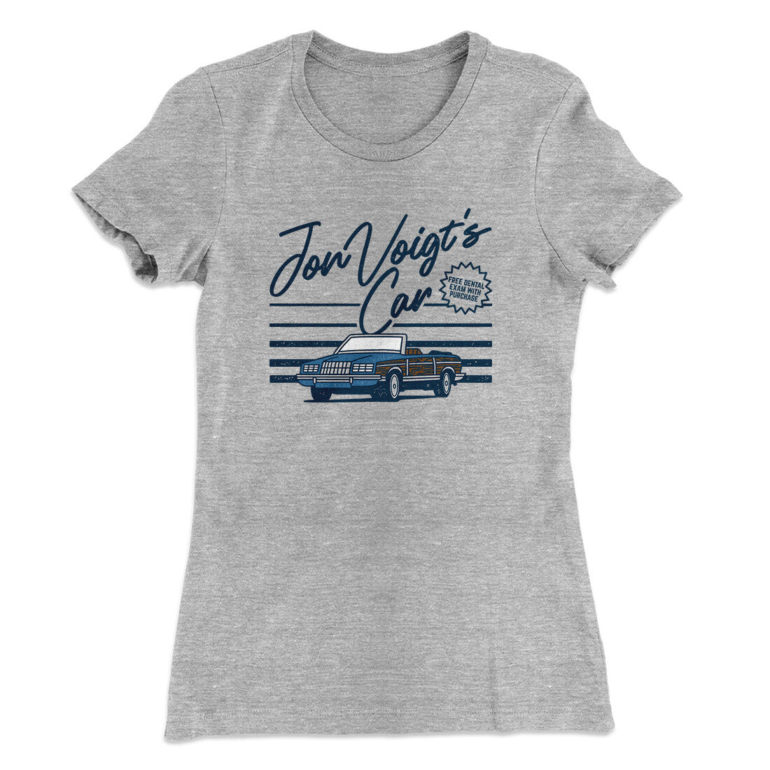 Jon Voight's Car Women's T-Shirt Heather Grey | Funny Shirt from Famous In Real Life