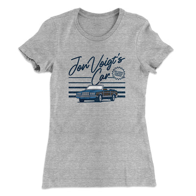 Jon Voight's Car Women's T-Shirt Heather Grey | Funny Shirt from Famous In Real Life