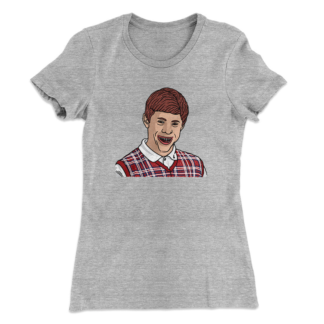 Bad Luck Brian Meme Funny Women's T-Shirt | Funny Shirt from Famous In Real Life