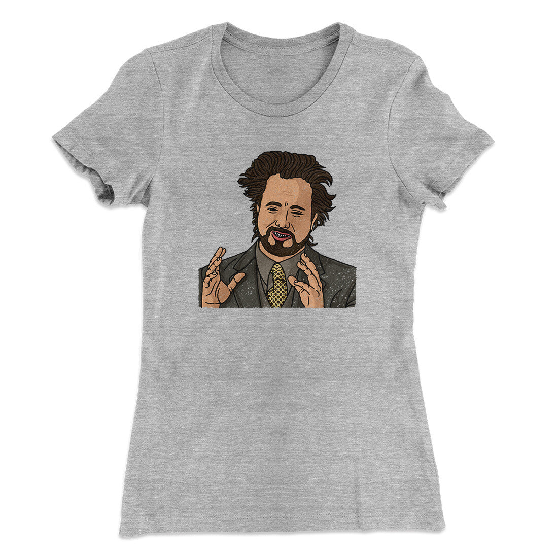 Alien Guy Meme Funny Women's T-Shirt | Funny Shirt from Famous In Real Life