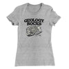 Geology Rocks Women's T-Shirt Heather Grey | Funny Shirt from Famous In Real Life