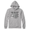 Things Rick Astley Would Never Do Hoodie Heather Grey | Funny Shirt from Famous In Real Life