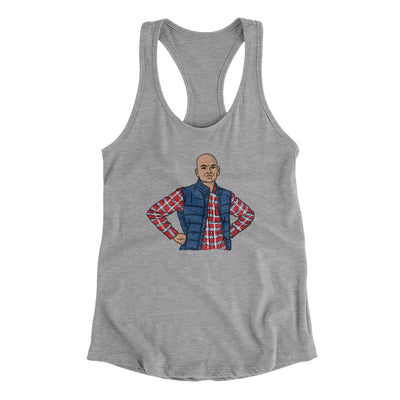 Disappointed Fan Meme Funny Women's Racerback Tank Heather Grey | Funny Shirt from Famous In Real Life