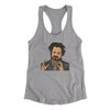 Alien Guy Meme Funny Women's Racerback Tank Heather Grey | Funny Shirt from Famous In Real Life